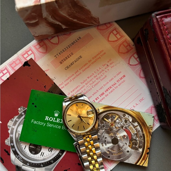 Tudor Gold and Silver Watch - Picture 5 of 7